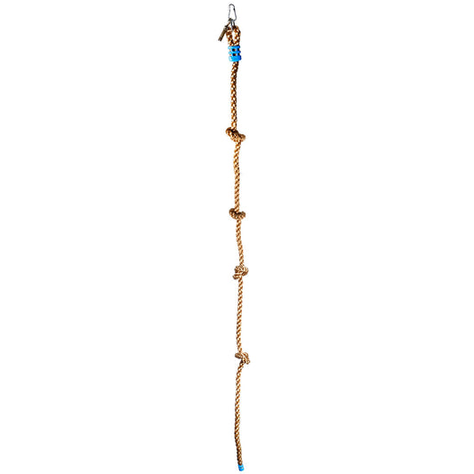 Mont Pleasant climbing rope wall mount setup highlights easy installation for backyard playgrounds.