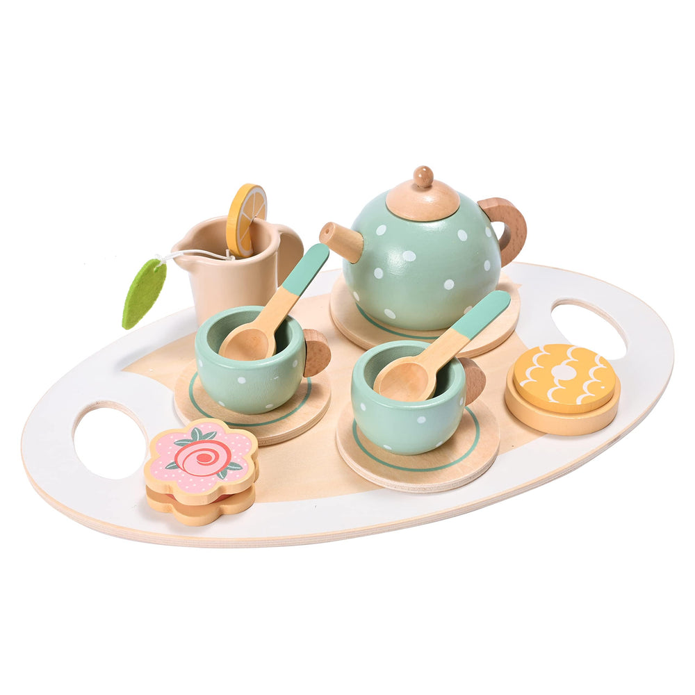MONT PLEASANT tea tray for kids, ideal for shared pretend tea time.