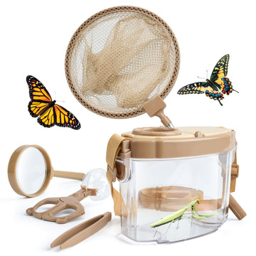 Montessori Mama bug catcher kit with strap for outdoor exploration.