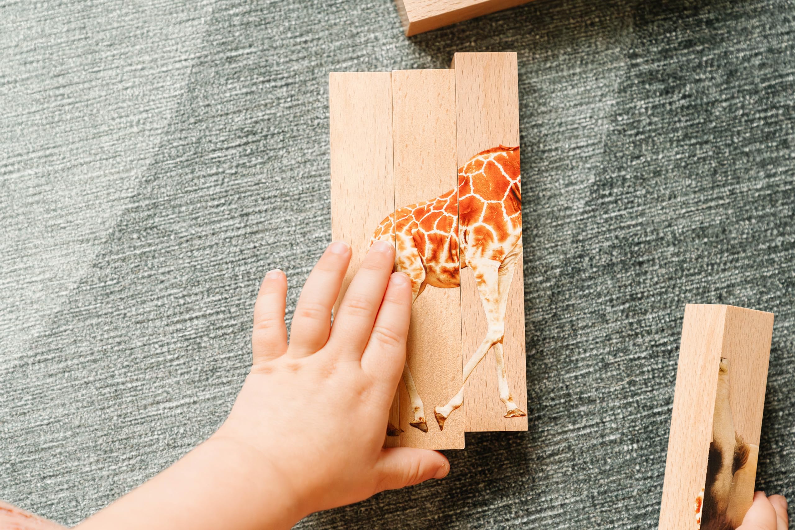 Montessori & Me blocks are sustainably sourced and non-toxic for safe playtime