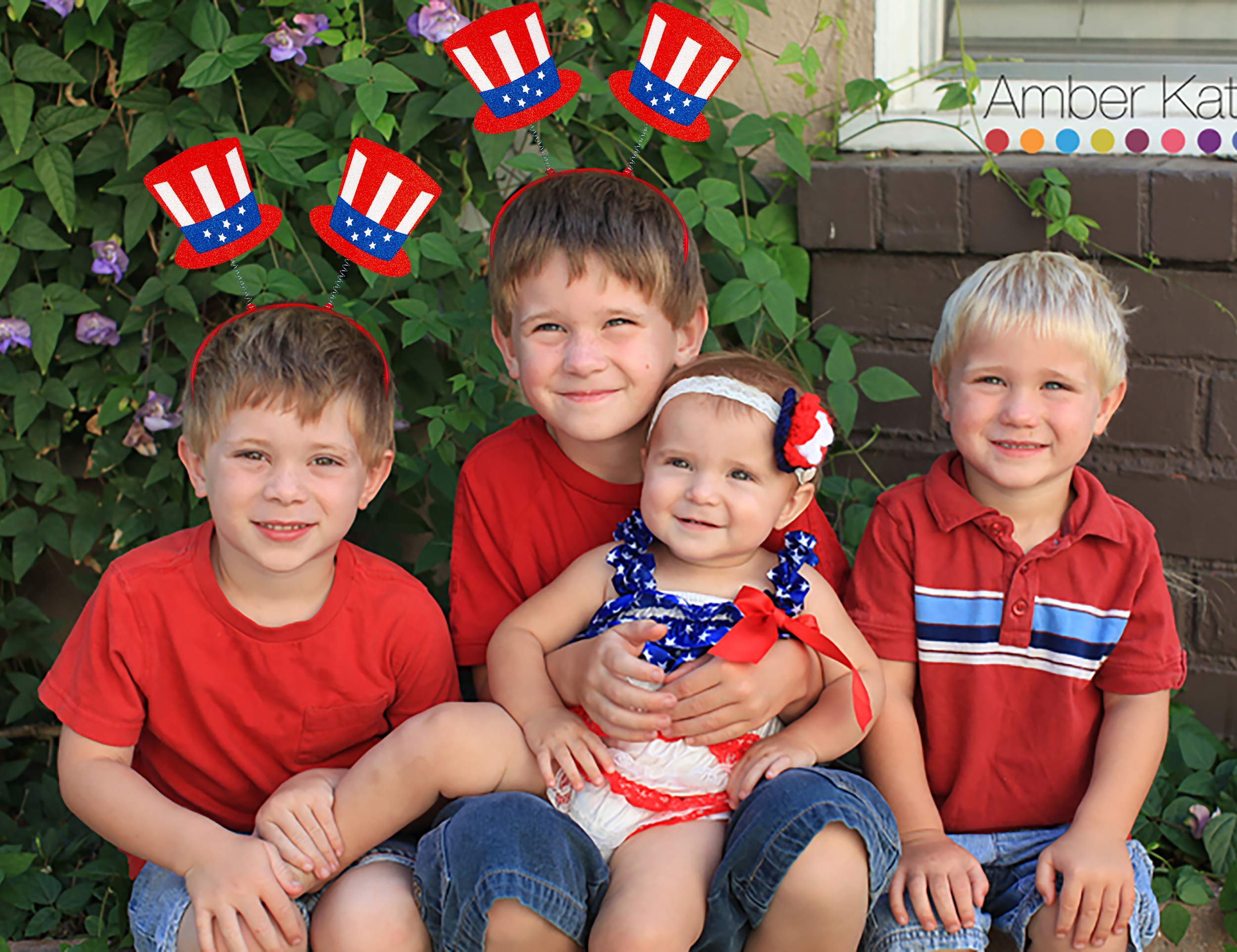 Moon Boat patriotic head boppers ideal for parades and church events
