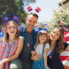 Moon Boat star head boppers add bold red, white, and blue accents