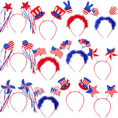 Moon Boat Uncle Sam hat head bopper for festive Fourth of July parades