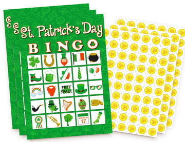 Moon Boat 5x7 bingo cards with durable cardstock.