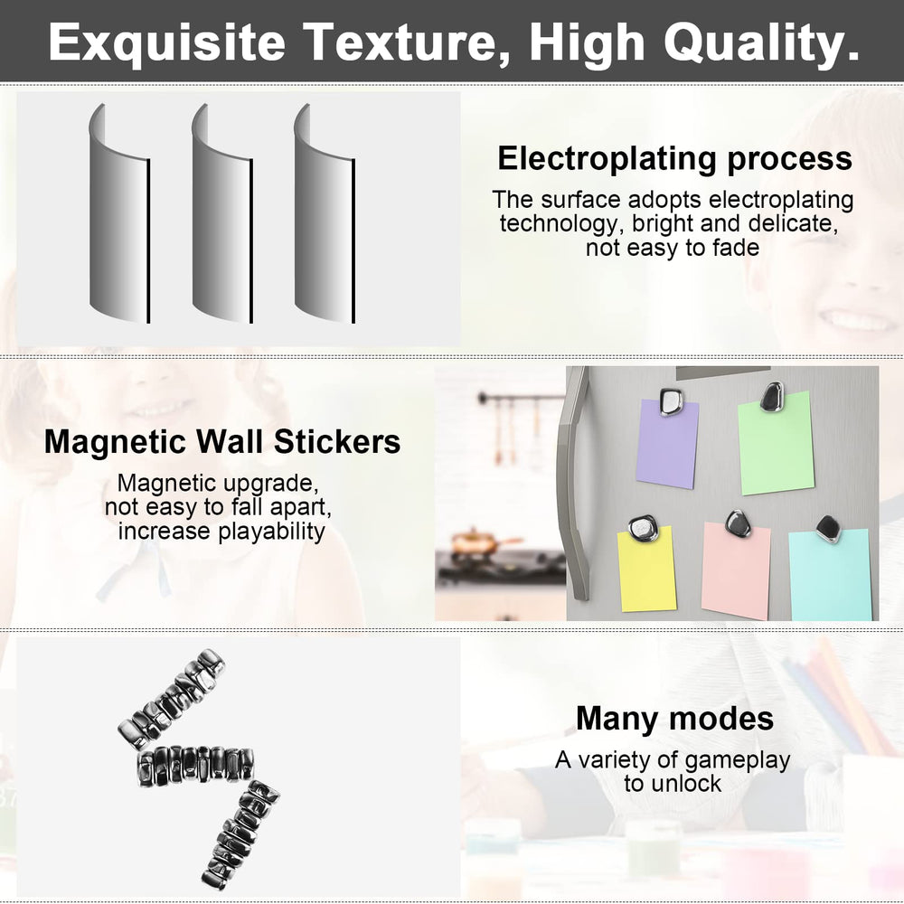 Moonhua fridge magnets wall-stickers kit enables quick 3D displays.