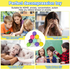 Moonhua safe silicone material ensuring durable, washable sensory balls.