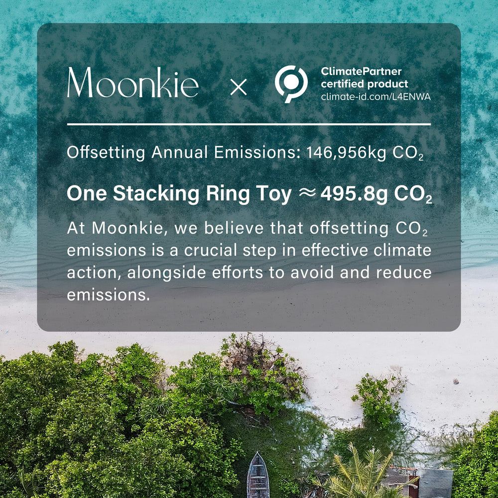 Moonkie Stacks of Circles: reliable durability for endless stacking and teething sessions.