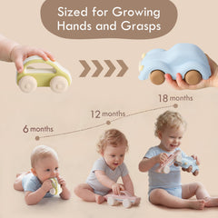 Moonkie Ocean Scooter silicone toy car for bath and water-friendly fun