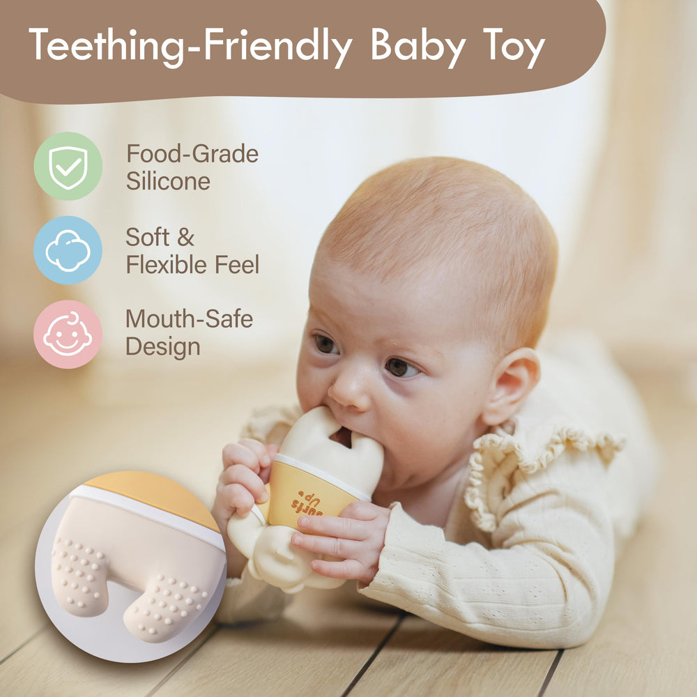 Moonkie Sedan silicone toy car with smooth edges for early grip