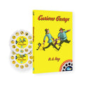 Moonlite Curious George reel projector on wall enhances immersive storytelling.