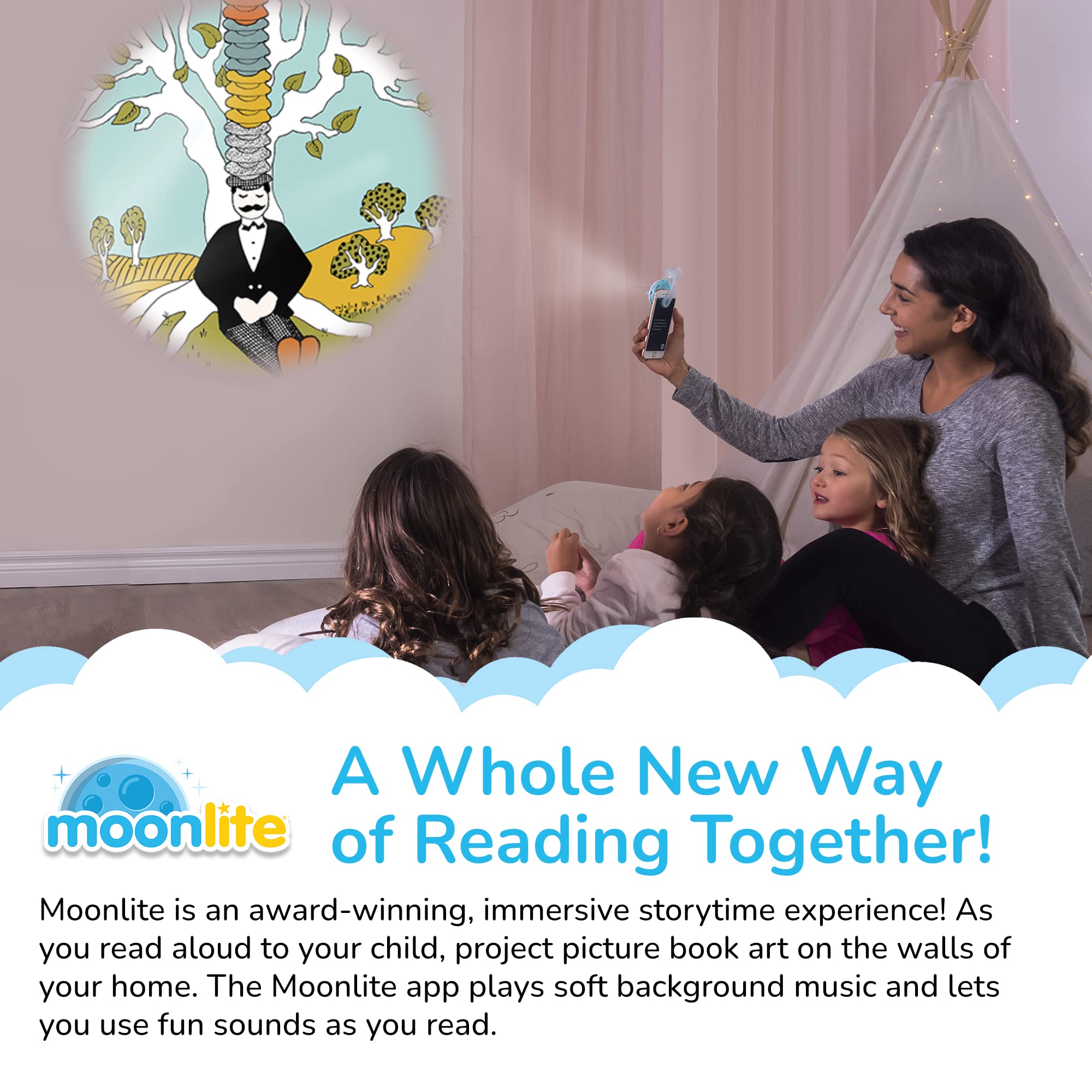 Moonlite digital-story-with-sound-fx reel adds engaging storytelling.