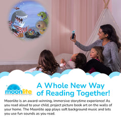 Moonlite quick-start guide helps parents set up easily.