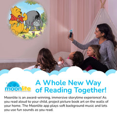 Moonlite Storytime app with sound effects boosts storytelling engagement and atmosphere.