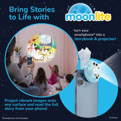 Moonlite Storytime Picture Disc cover with enchanting artwork for bedtime.