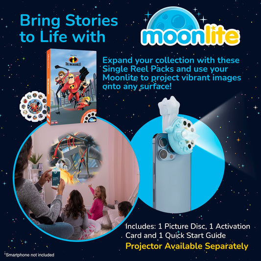 Moonlite Storytime projector companion enables magical wall projections during readings.
