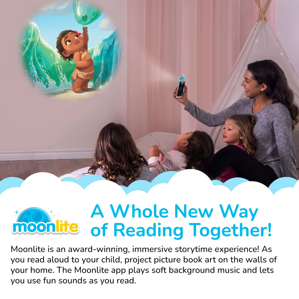 Moonlite projector and Gift Pack showcase interactive reading gifts for kids