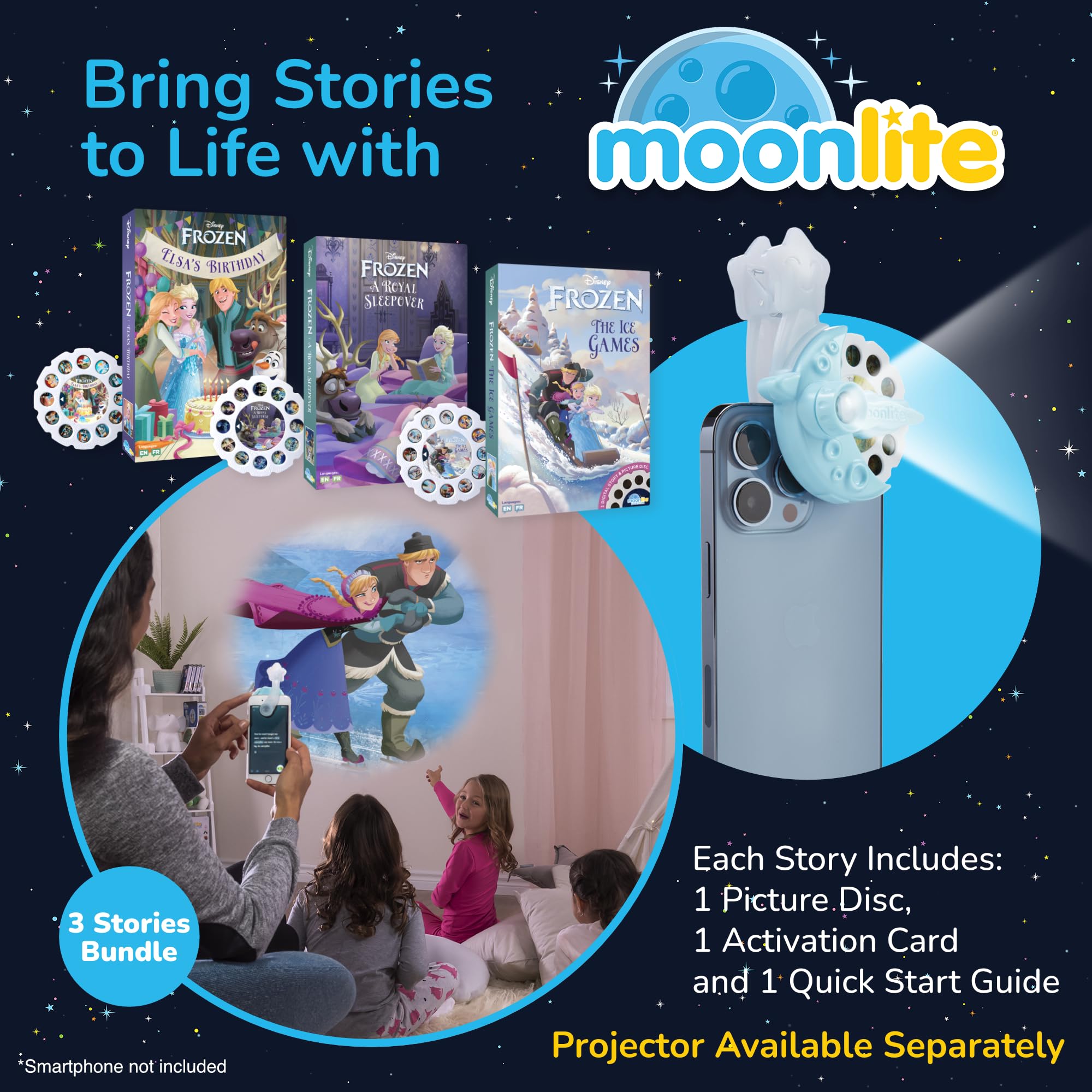 Moonlite Storytime Reels with in-app sound effects enhance storytelling engagement.