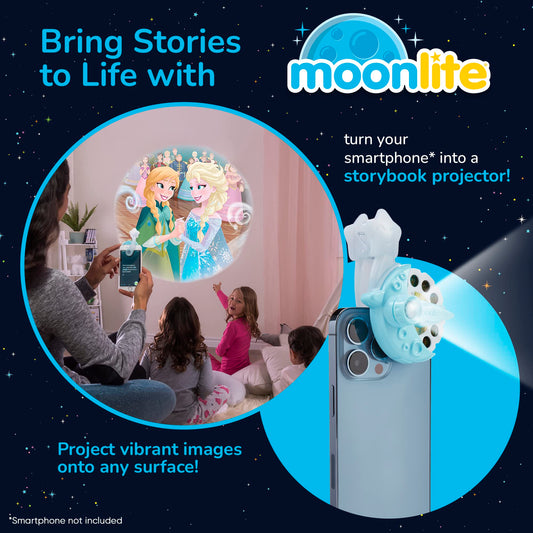 Moonlite Storytime Starter Pack compatible with most smartphones for easy setup