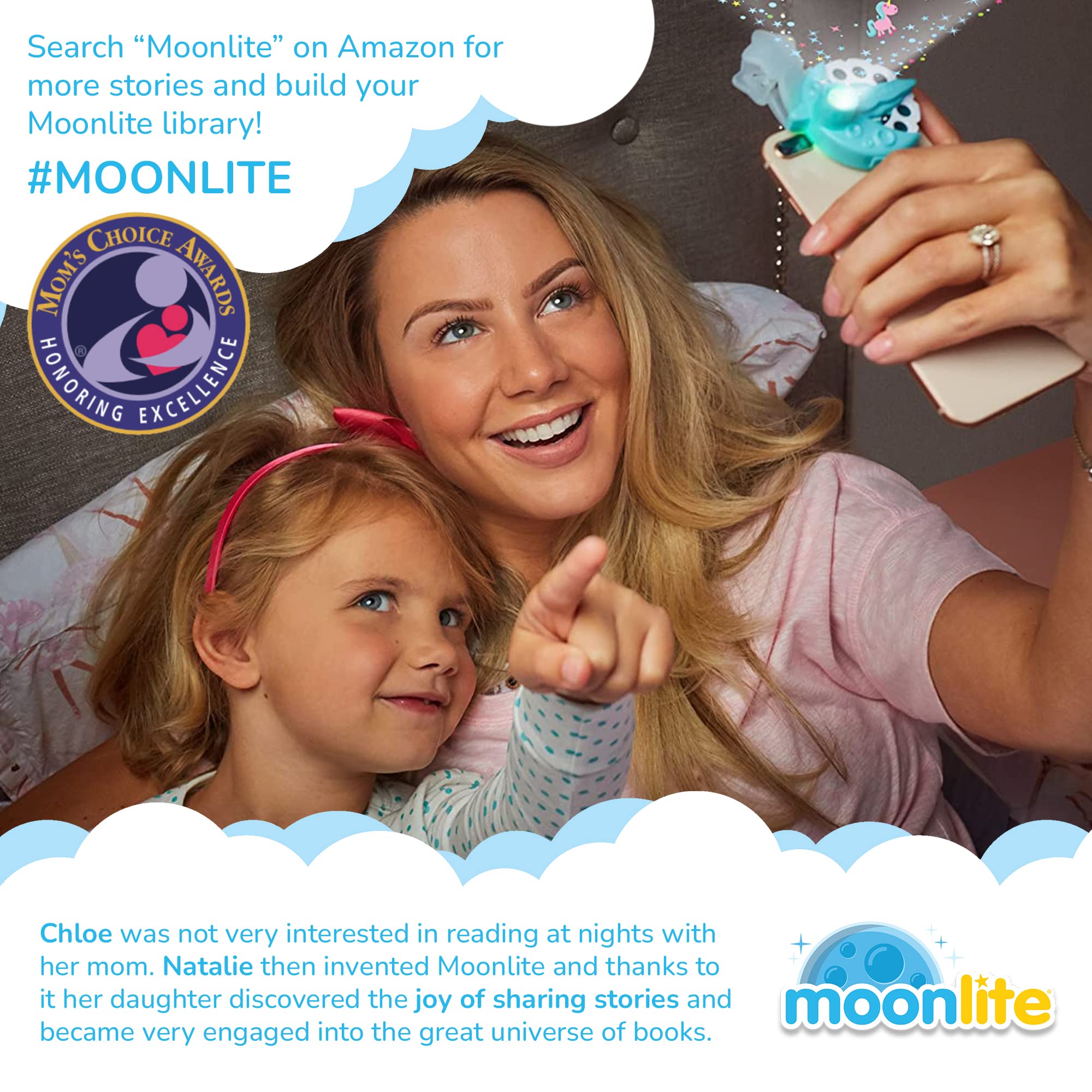 Moonlite Storytime Starter Pack travel use keeps kids engaged on trips.