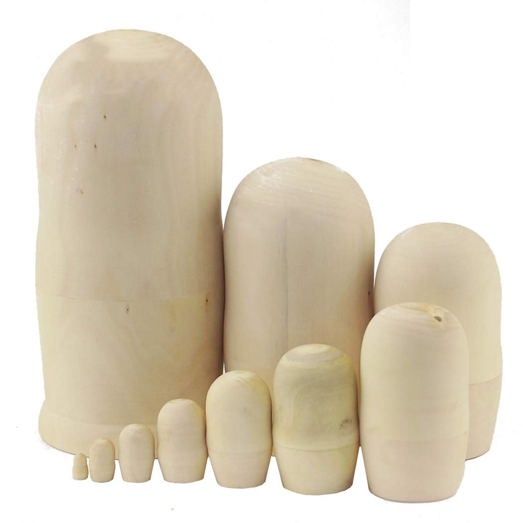 Moonmo nesting dolls, varied sizes, showcased for display and gifting.