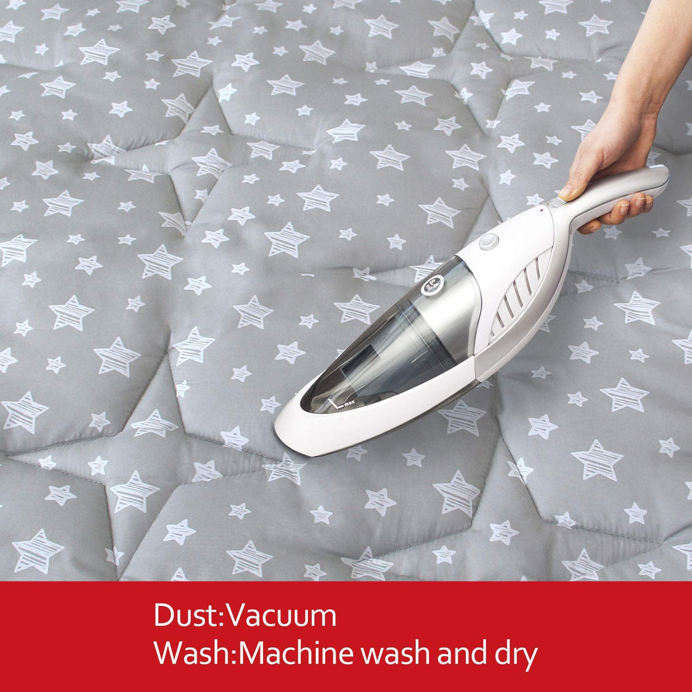Moonsea star pattern print detail on play mat for cheerful decor