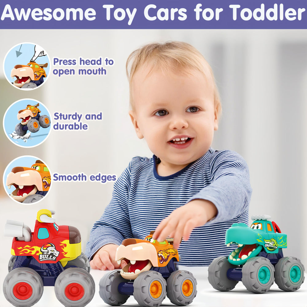 MOONTOY bull-friction-powered-truck rugged design promotes energetic, active play.