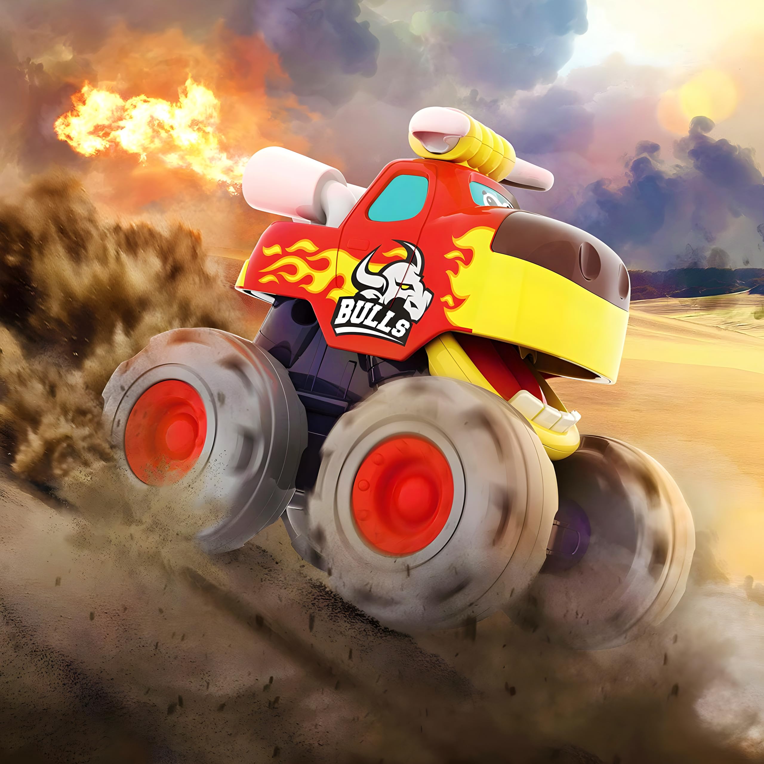 MOONTOY toddler-playtime-trio inspires imaginative storytelling with safe vehicles.