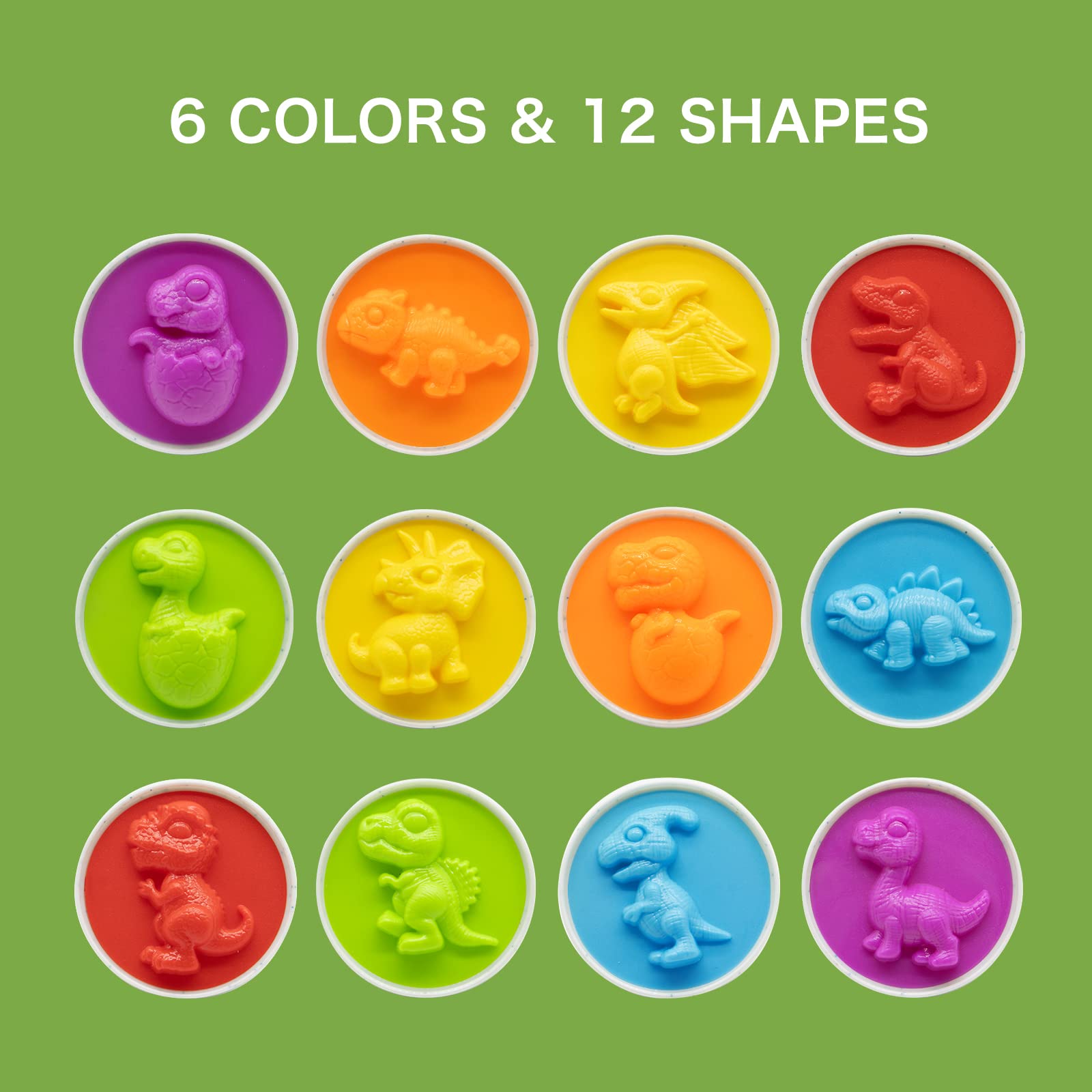 MOONTOY color shape learning eggs promote early color and shape recognition