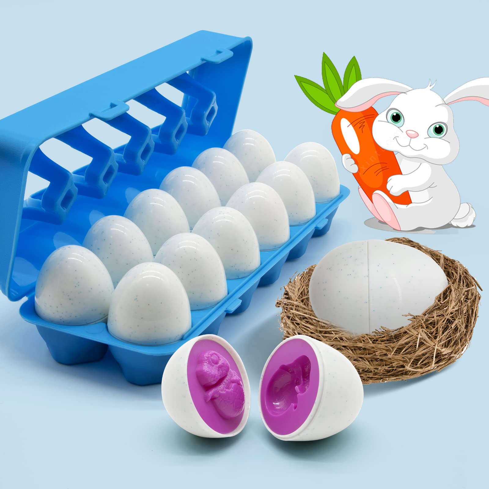 MOONTOY DIY decorate-dino eggs for customized Easter crafts