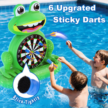 MOONTOY Sticky Darts cling to the board even when wet for smooth play
