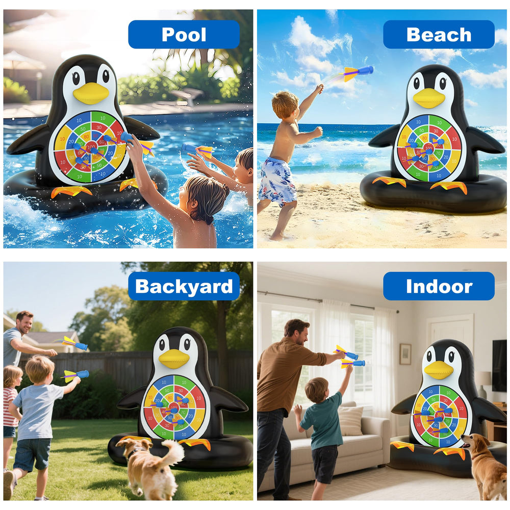 MOONTOY durable tear-resistant PVC construction for endless outdoor pool fun