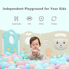 MoonxHome ball pit balls clear for bright visibility in play areas.