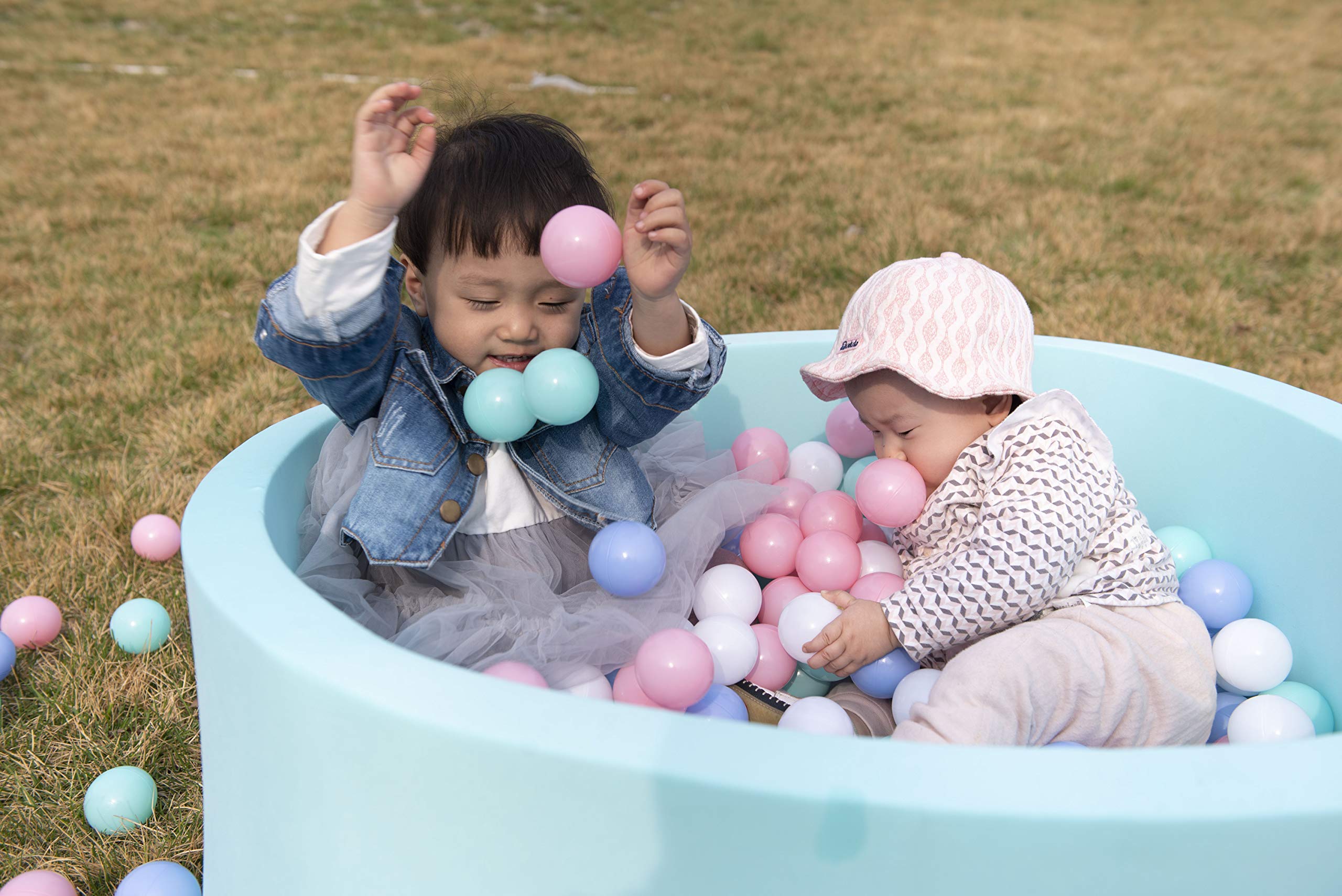 MoonxHome easy-care balls are simple to clean and store.
