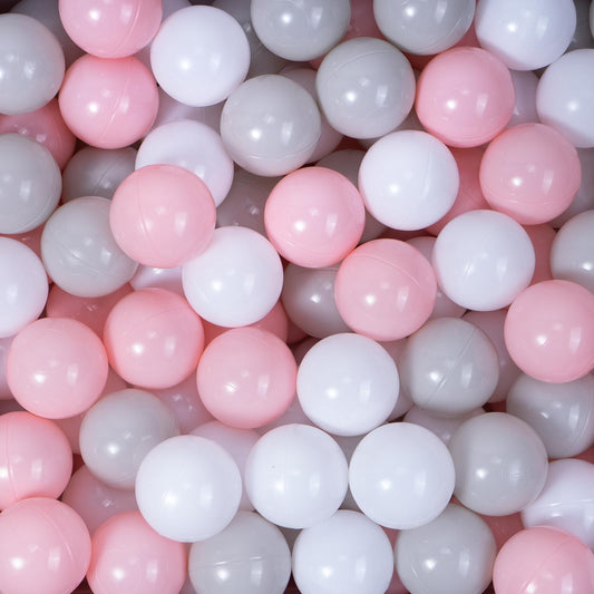 MoonxHome ball pit balls white, safe for toddlers' play and easy to clean