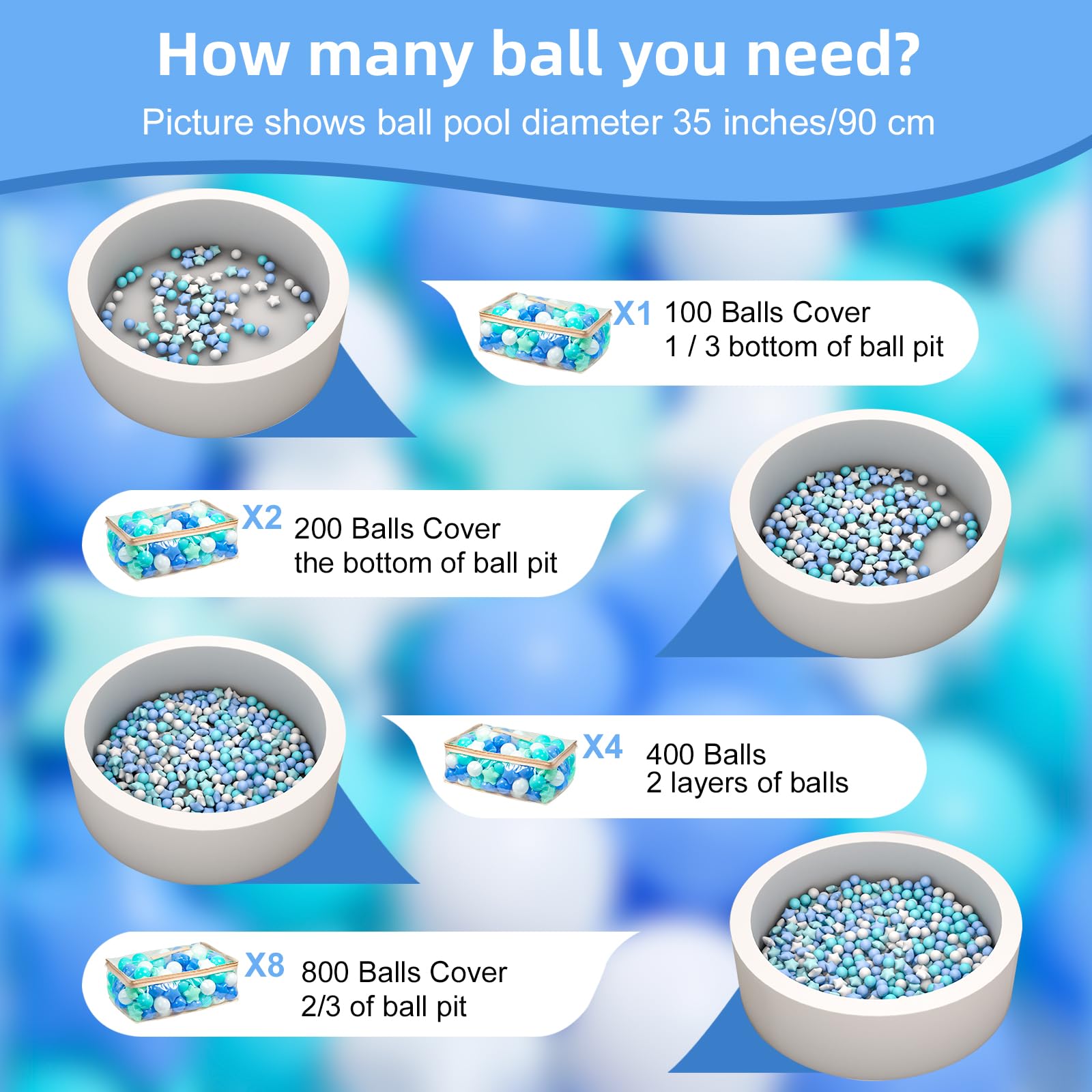 MoonxHome ball pit setup highlights easy use with play tent