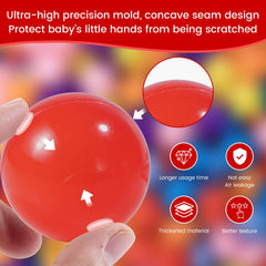 MoonxHome BPA-free ball pit balls offer safe, colorful play options