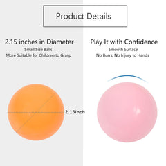 MoonxHome durable plastic balls suit bounce houses and playrooms