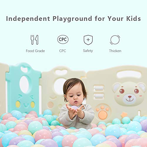 MoonxHome light gray ball pit balls ideal for bright, engaging play areas.