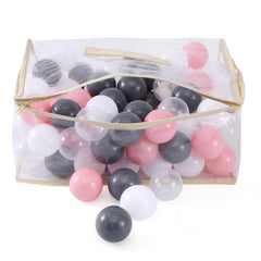 MoonxHome safe-environment-friendly-plastic-balls: PE plastic ensures durable, kid-friendly use.