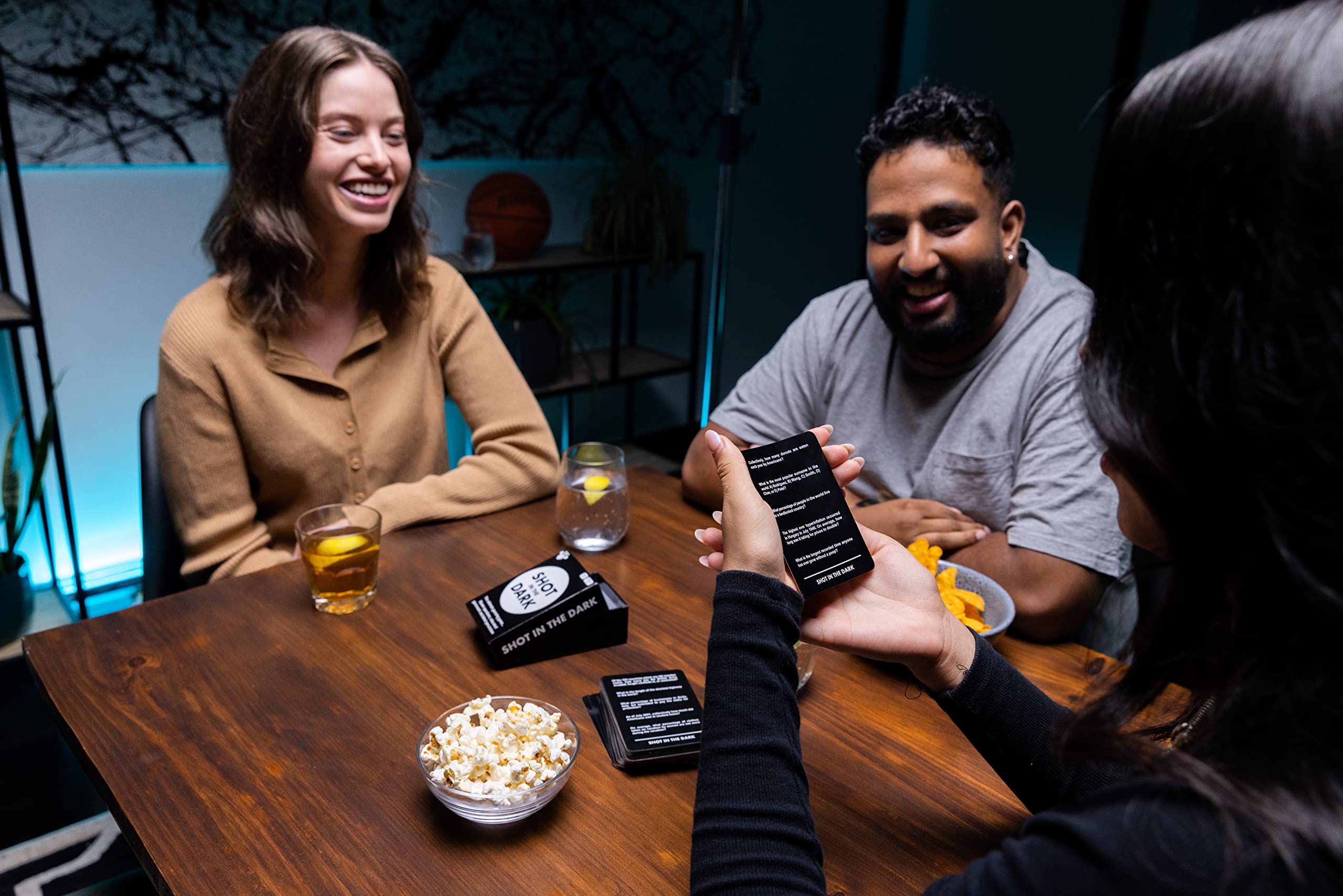 Moose Shot In The Dark dinner party setup fuels conversation