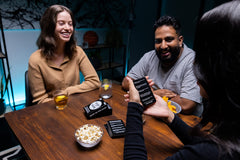 Moose Shot In The Dark dinner party setup fuels conversation