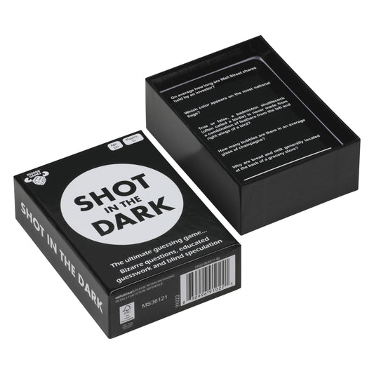 Moose Shot In The Dark packaging pictured for a vibrant party night