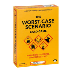 Moose Worst-Case Scenario Card Game box front, ideal for family game night