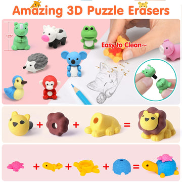 Moosia kawaii desk pets in bright colors add charm to desks and study time.