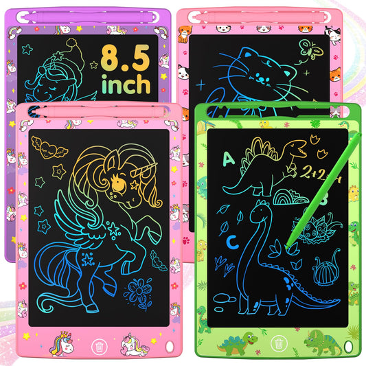 MOOWALIS 4-pack unicorn doodle board for kids