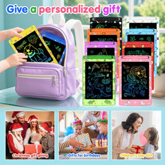 MOOWALIS 8.5-inch colorful doodle board for creative learning on the go.