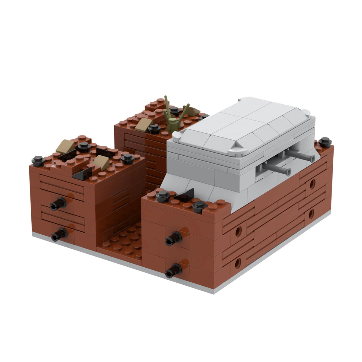 MOOXI WW2 Bunker box showing contents for quick start and setup
