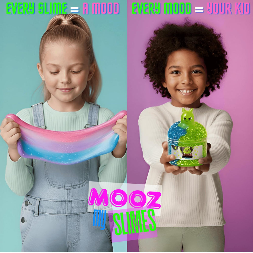 MOOZ Jelly Slime with glitter for vibrant, flexible sensory moments