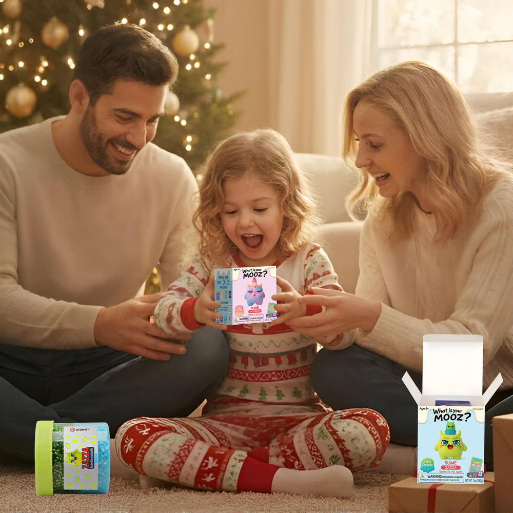 Scented cloud dough from the MOOZ kit adds a gentle cotton candy aroma during play