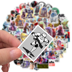 MOQIAN Star Wars stickers on a guitar add character and withstand daily wear